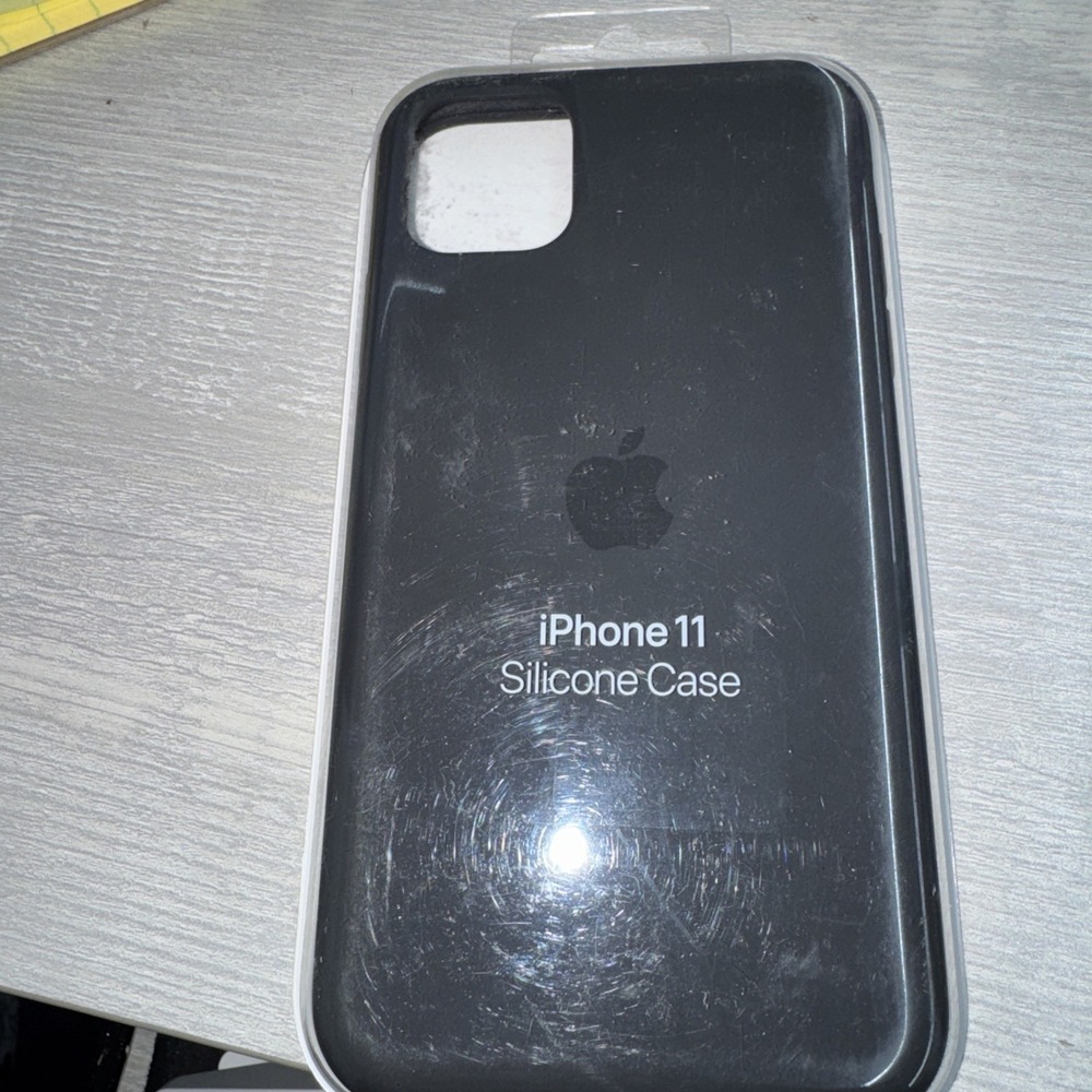 Apple oem Silicone Slim Cover Case For iPhone 11 Pro - Black